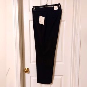 Craft & Barrow Black Curvy Straight Leg Dress Pants